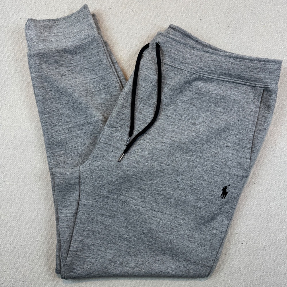 Polo Ralph Lauren XXL Joggers Mens Grey Heather Pony Logo Sweatpants